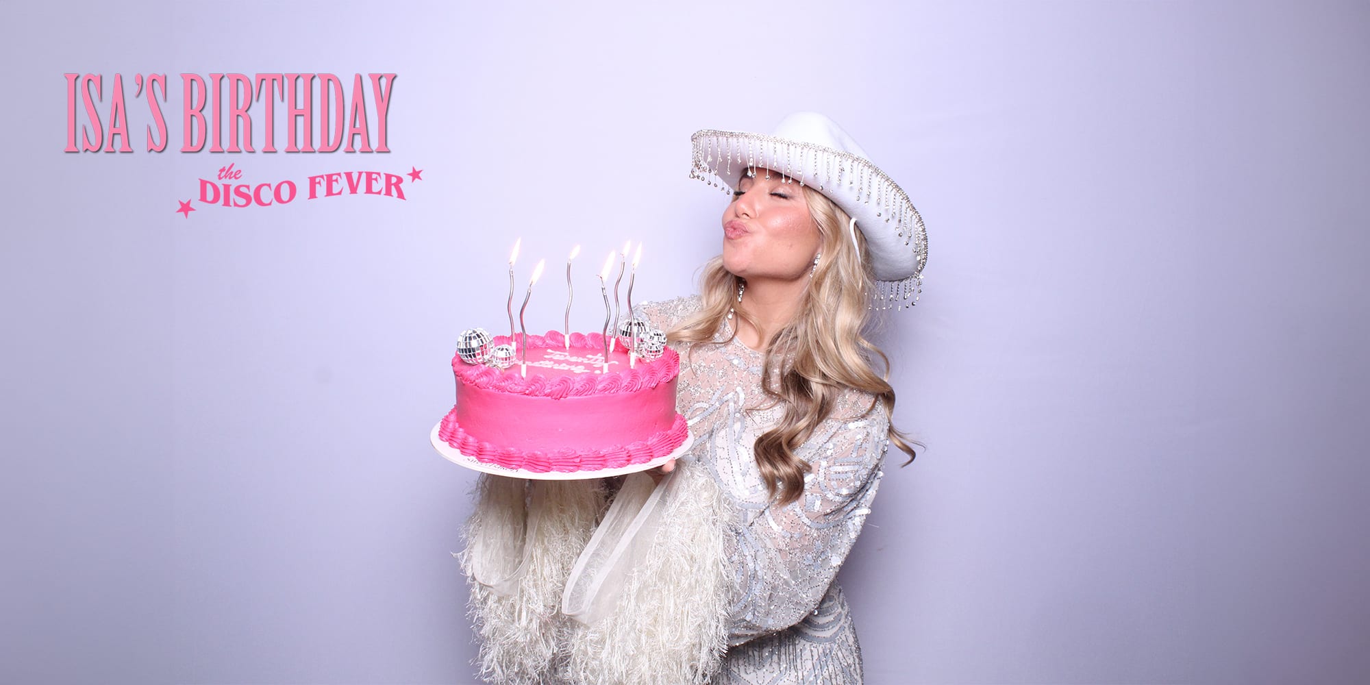 The Portrait Station at Isa Ramos's Disco Birthday Party