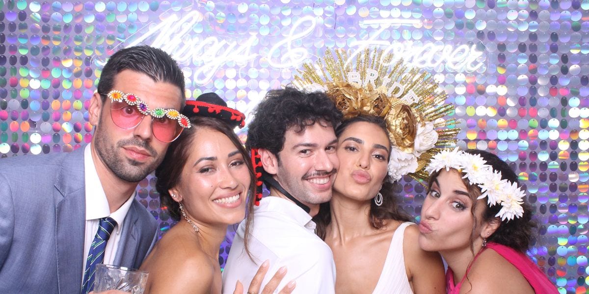 The Portrait Station at Marco Asensio and Sandra Garal's Wedding