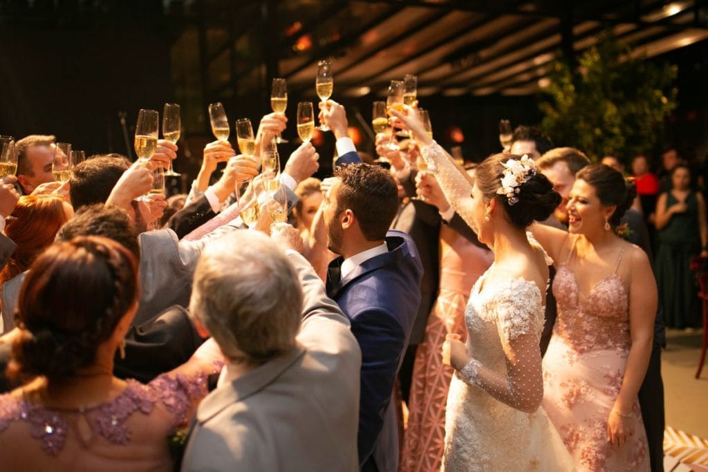 cocktail-style wedding