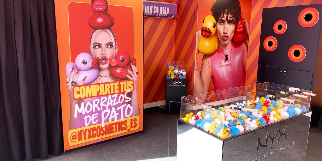 Estación de retrato de Esfering en el lanzamiento de Nyx Professional Makeup