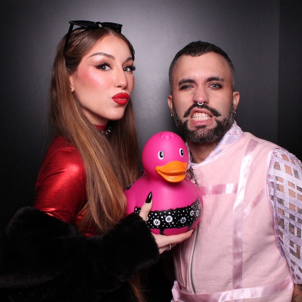 Estación de retrato de Esfering en el lanzamiento de Nyx Professional Makeup