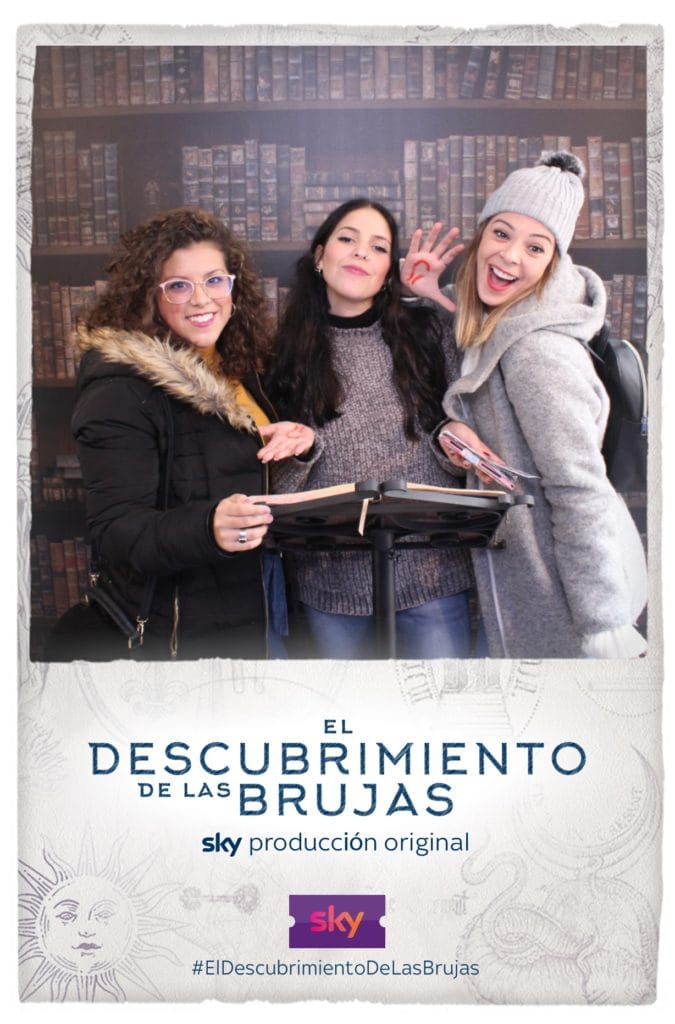 Acción de Sky para 'El descubrimiento de las brujas' en Madrid
