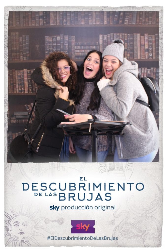 Acción de Sky para 'El descubrimiento de las brujas' en Madrid