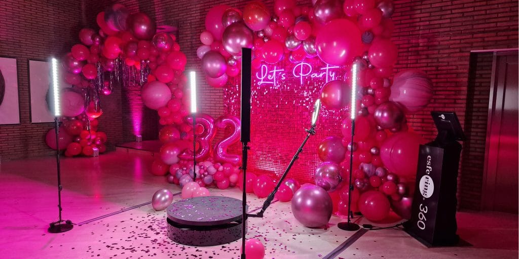 Servicio de vídeo 360 para eventos - Esfering estación de retrato
