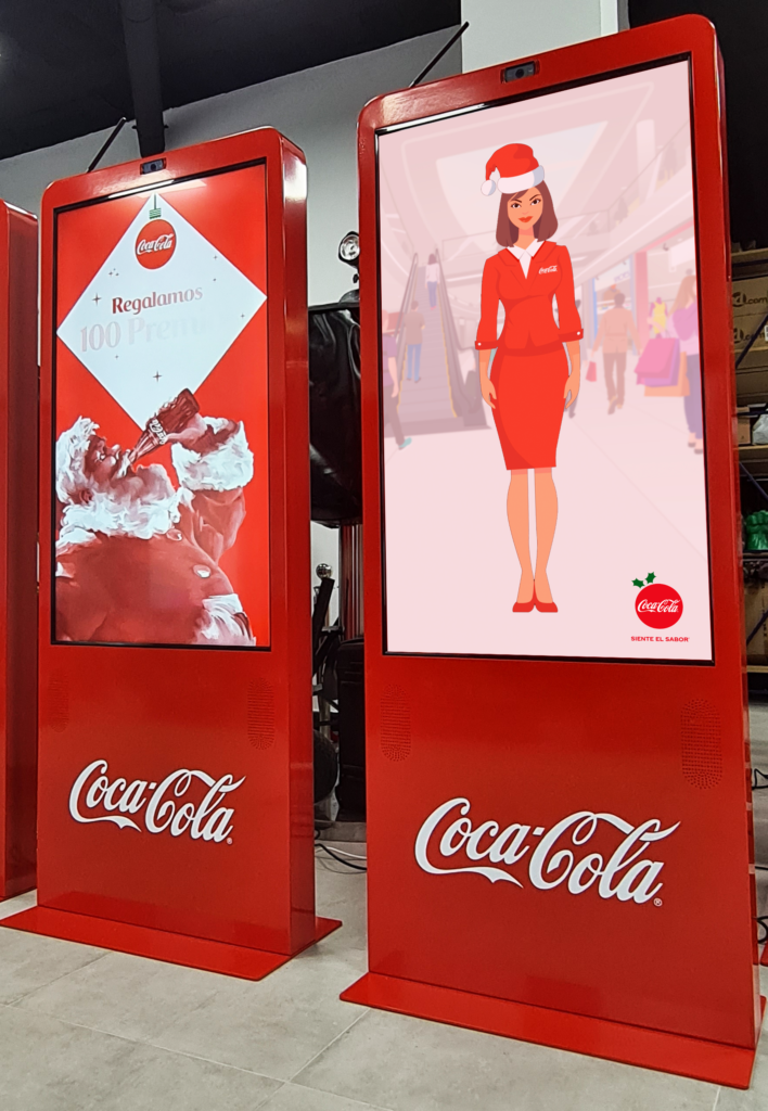 Azafata digital Coca-Cola